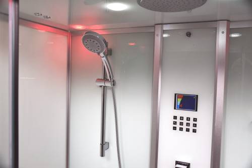 Platinum DA580 Steam Shower Jetted Tub Combo 59" x 32" x 86"