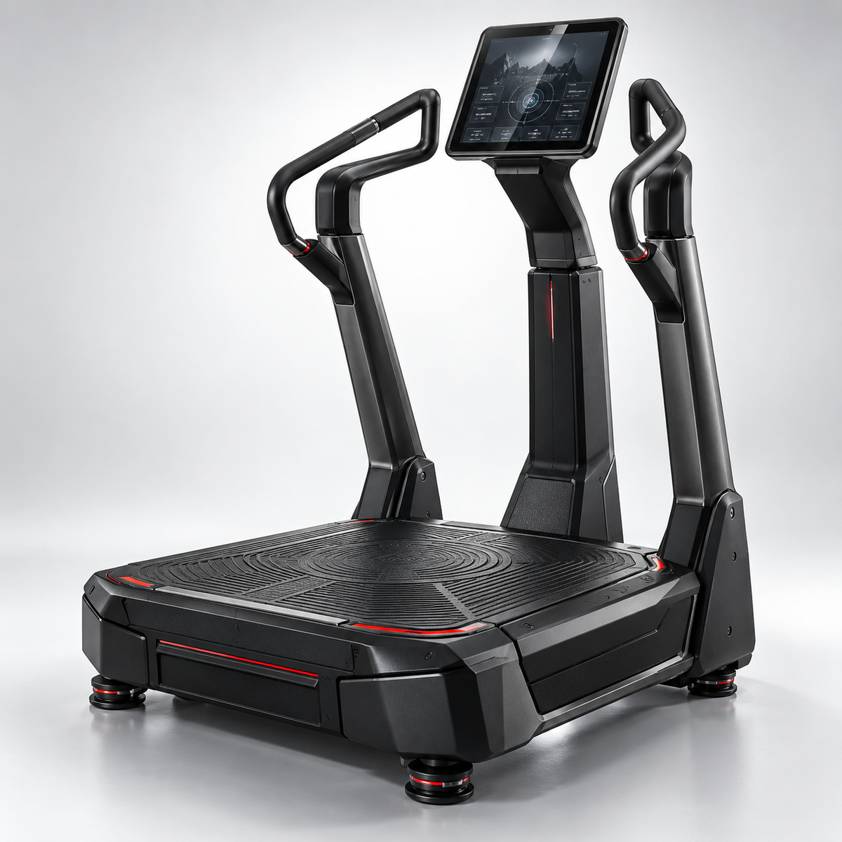  PerformanceForce Pro heavy-duty commercial vibration platform with stability handles for professional fitness facilities
