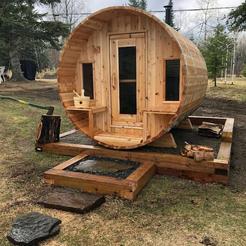 Canadian Timber Tranquility Outdoor Barrel Sauna