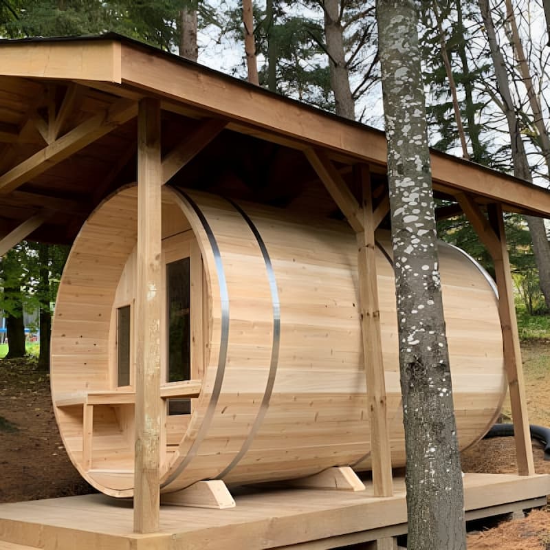 Canadian Timber Tranquility Outdoor Barrel Sauna