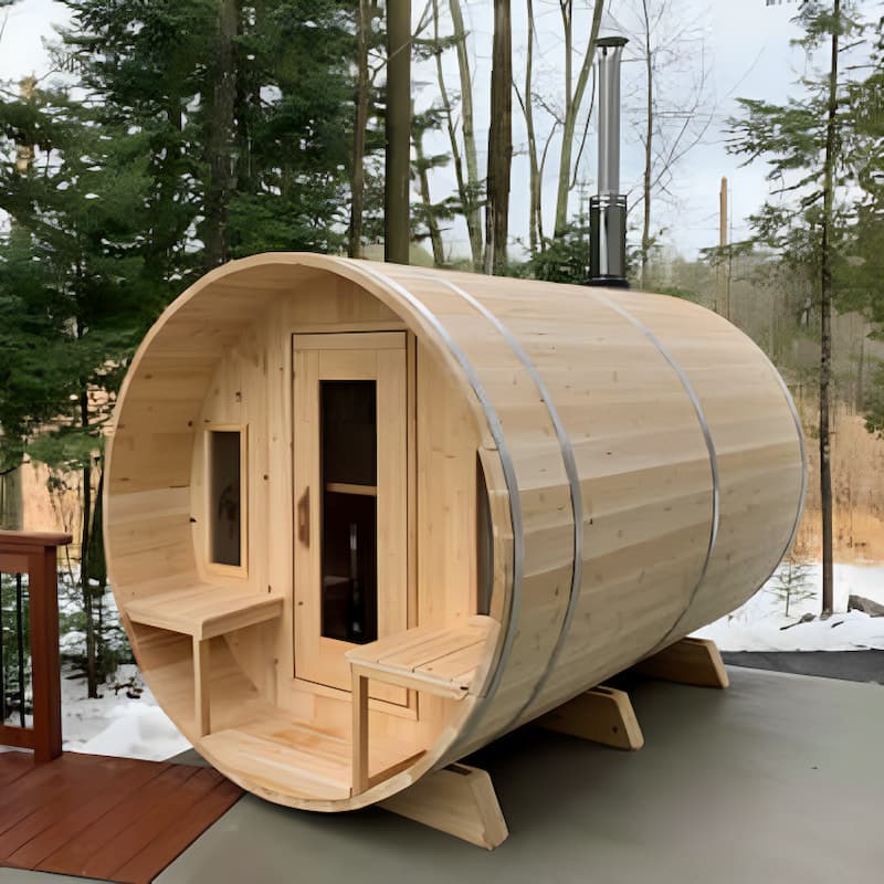 Canadian Timber Tranquility Outdoor Barrel Sauna