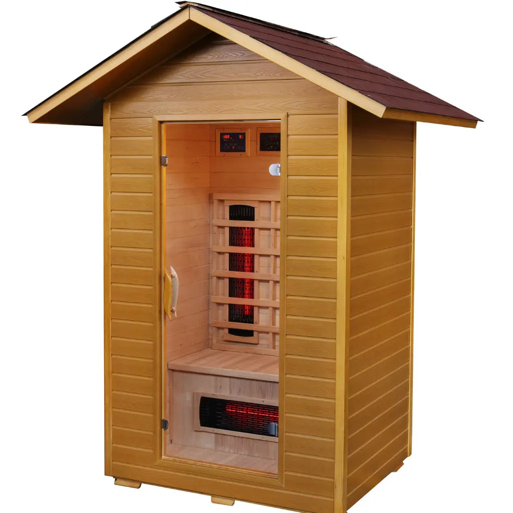 SunRay HL200D Burlington 2-Person Outdoor Infrared Sauna