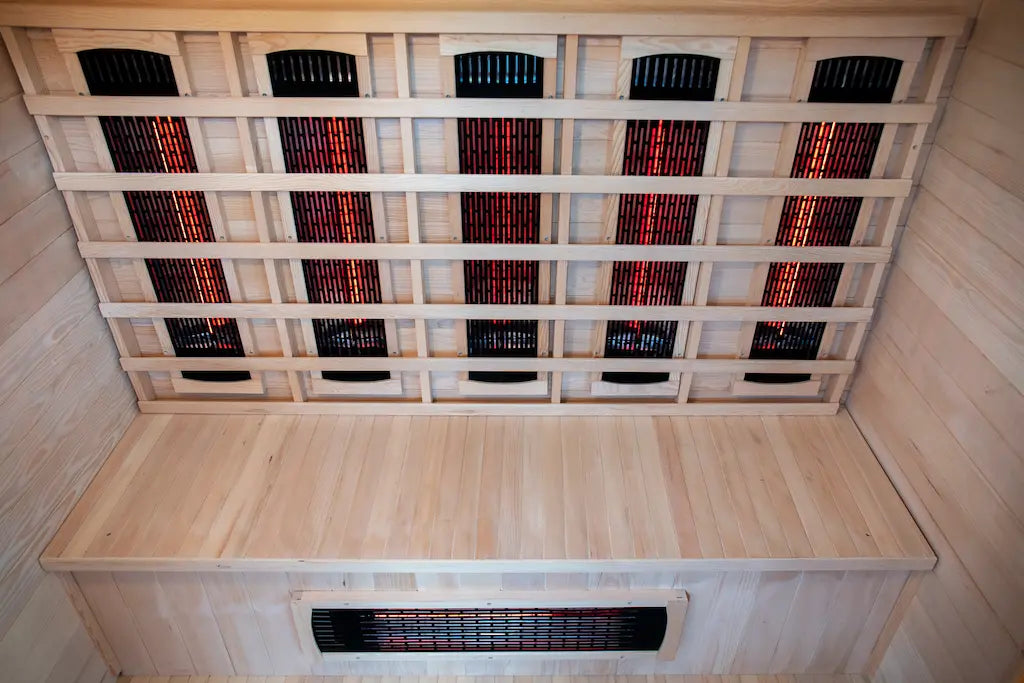 SunRay HL400D 4-Person Cayenne Outdoor Infrared Sauna