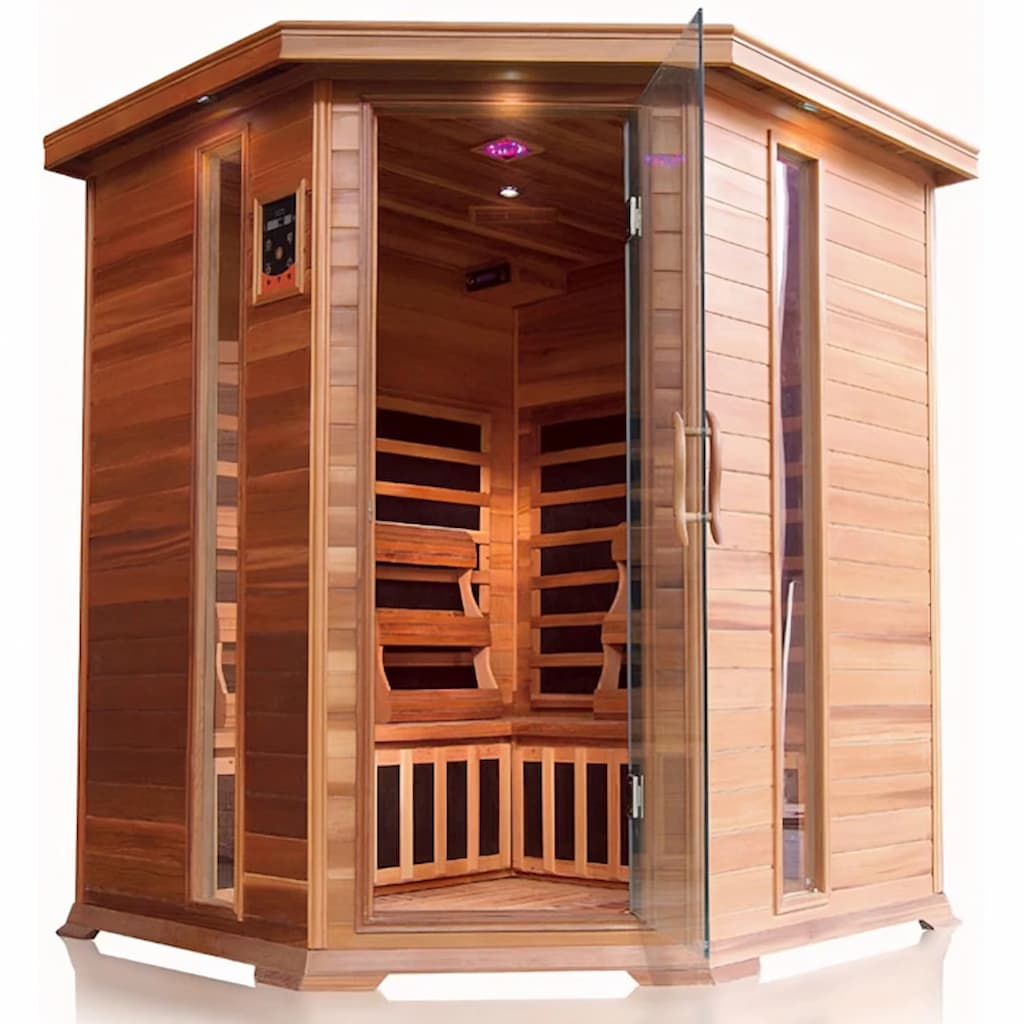 SunRay Bristol Bay 4-Person Indoor Infrared Corner Sauna