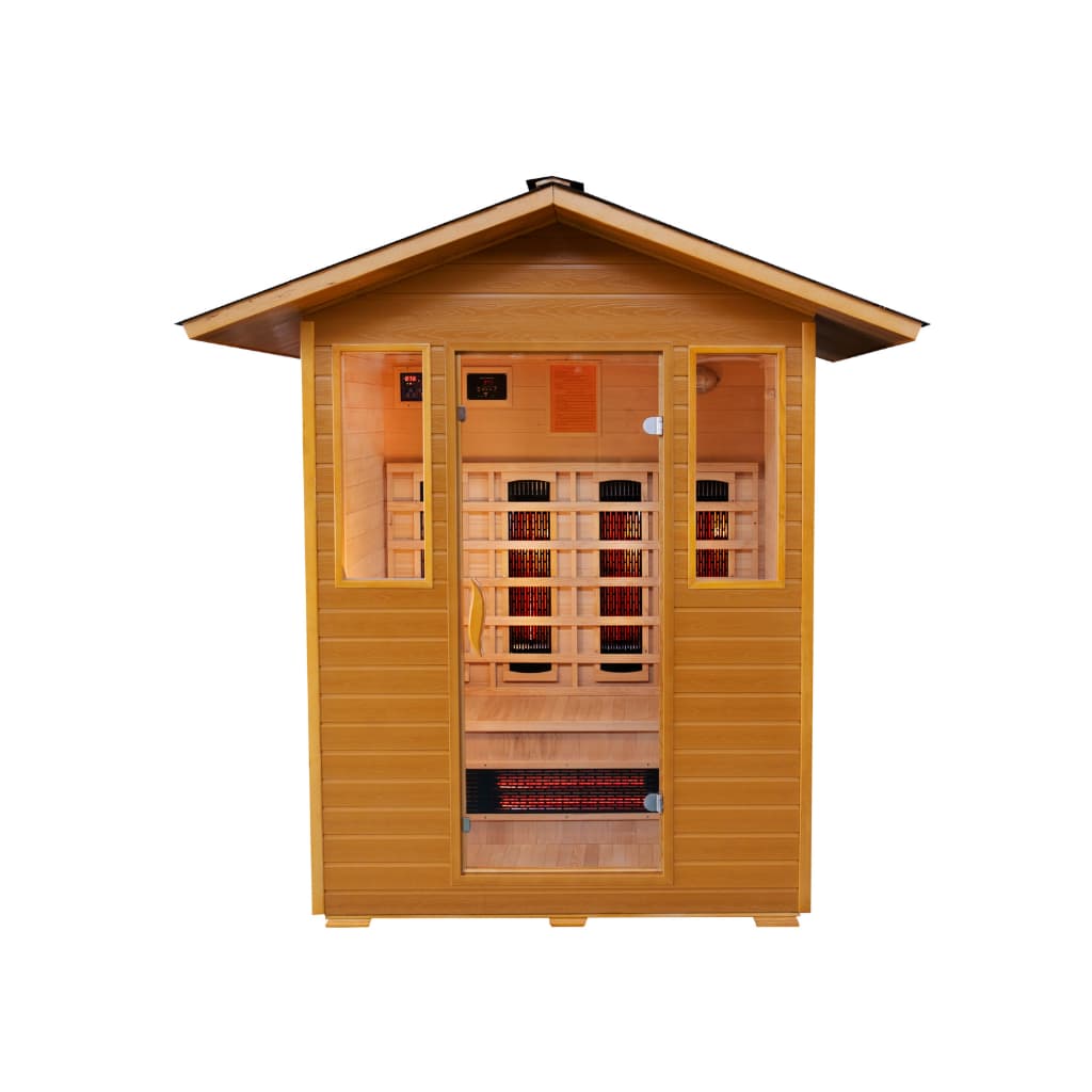 SunRay HL300D 3-Person Grandby Outdoor Infrared Sauna